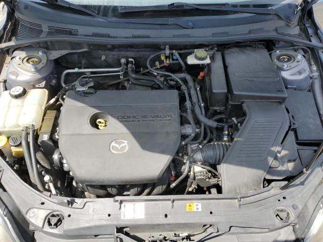 JM1BK343681861150 - 2008 MAZDA 3 HATCHBACK GRAY photo 11