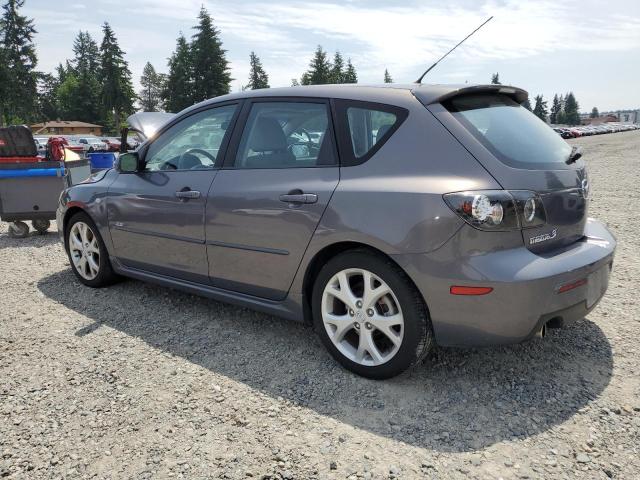 JM1BK343681861150 - 2008 MAZDA 3 HATCHBACK GRAY photo 2