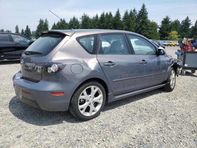JM1BK343681861150 - 2008 MAZDA 3 HATCHBACK GRAY photo 3
