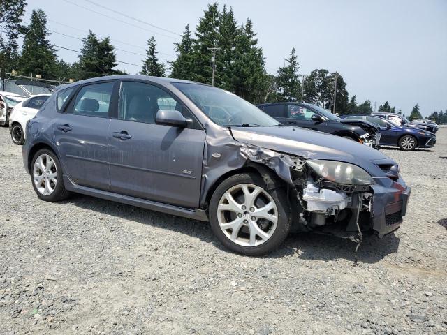 JM1BK343681861150 - 2008 MAZDA 3 HATCHBACK GRAY photo 4