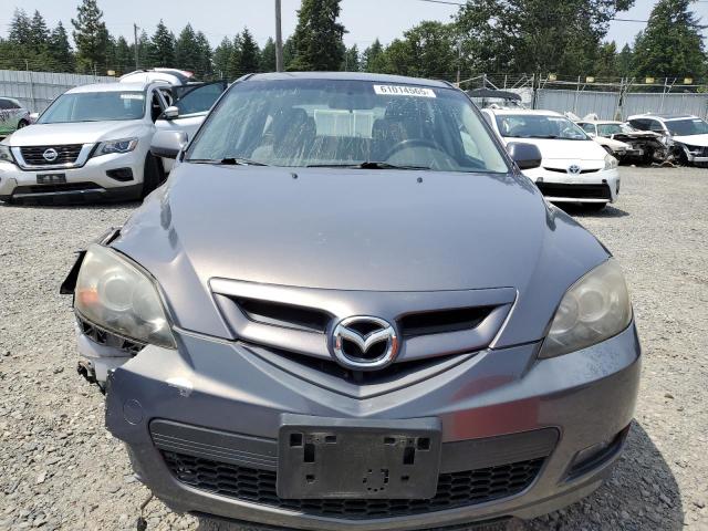 JM1BK343681861150 - 2008 MAZDA 3 HATCHBACK GRAY photo 5