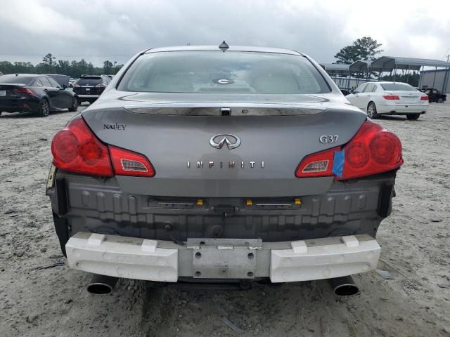 JNKCV61E19M308827 - 2009 INFINITI G37 BASE GRAY photo 6