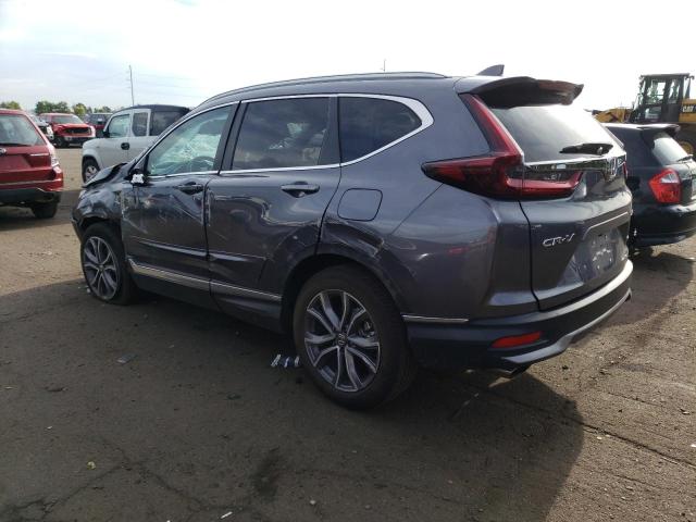 2HKRW2H99NH623857 - 2022 HONDA CR-V TOURING GRAY photo 2