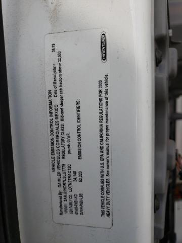 3AKJHHDR7LSLU7779 - 2020 FREIGHTLINER CASCADIA 1 白色 照片 10