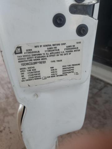 1GCHK23U06F156181 - 2006 CHEVROLET SILVERADO K2500 HEAVY DUTY WHITE photo 13