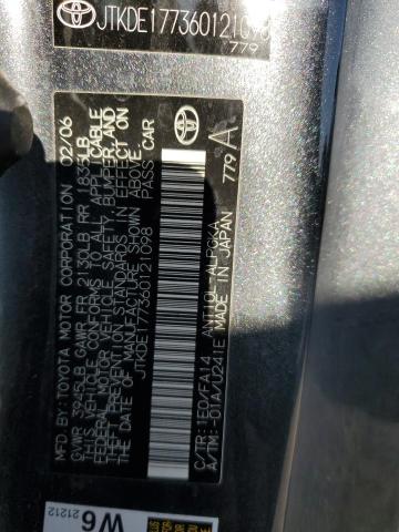 JTKDE177360121098 - 2006 TOYOTA SCION TC Grafit foto 12