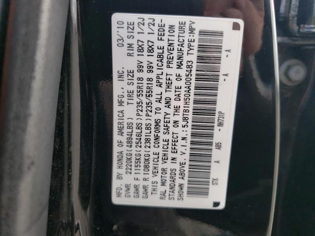 5J8TB1H50AA005483 - 2010 ACURA RDX TECHNOLOGY BLACK photo 13