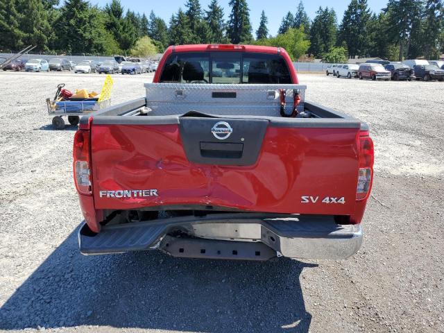 1N6AD0CW1BC444642 - 2011 NISSAN FRONTIER SV RED photo 6