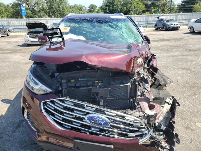 2FMPK3J96LBB28331 - 2020 FORD EDGE SEL MAROON photo 5