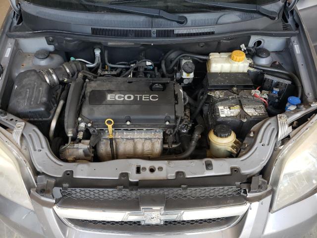KL1TD5DE5BB196312 - 2011 CHEVROLET AVEO LS 灰色 照片 11