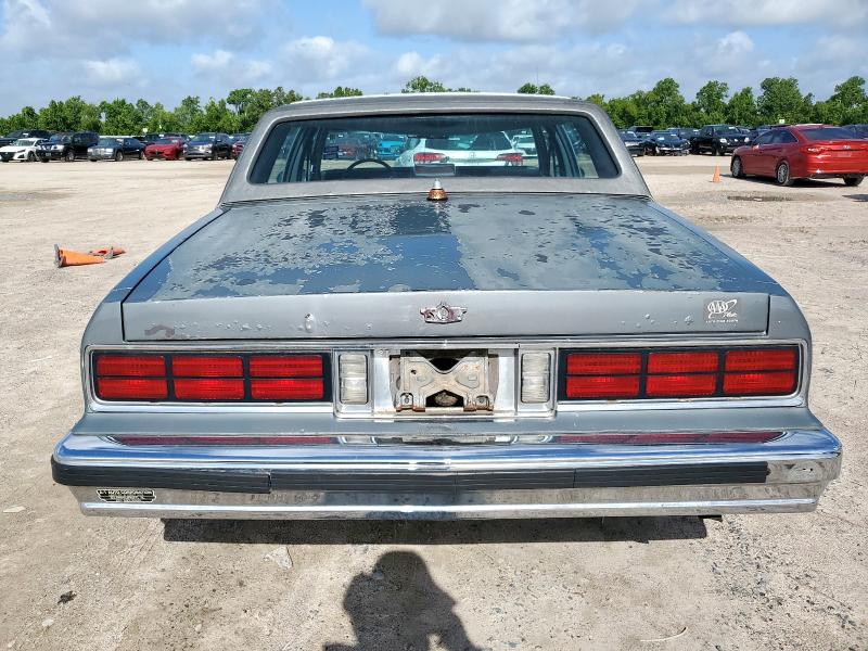 1G1BU51E1KA127303 - 1989 CHEVROLET CAPRICE CLASSIC BROUGHAM GRAY photo 6