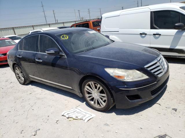 KMHGC46F69U047544 - 2009 HYUNDAI GENESIS 4.6L BLACK photo 4