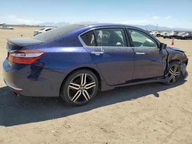 1HGCR2F53GA142446 - 2016 HONDA ACCORD SPORT BLUE photo 3