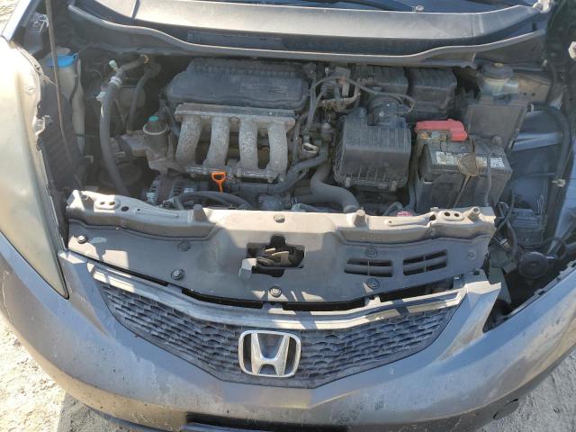 JHMGE8H32CC038361 - 2012 HONDA FIT GRAY photo 11