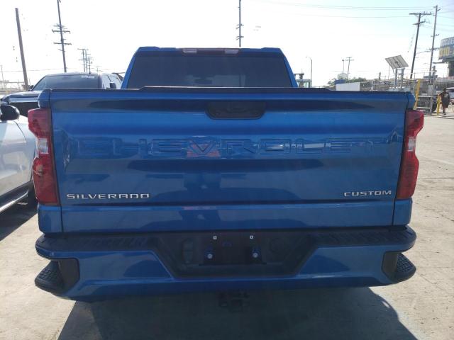 3GCPABEK5NG518187 - 2022 CHEVROLET SILVERADO C1500 CUSTOM BLUE photo 6