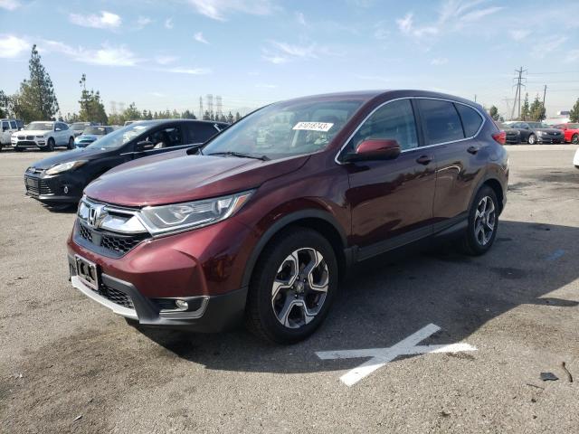 7FARW1H8XJE031723 - 2018 HONDA CR-V EXL BURGUNDY photo 1