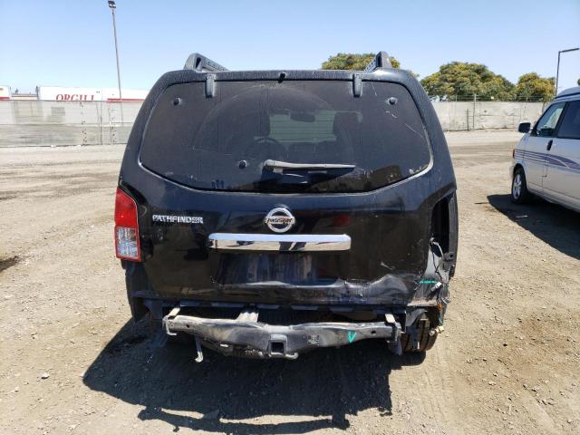 5N1AR1NN0CC604182 - 2012 NISSAN PATHFINDER S BLACK photo 6