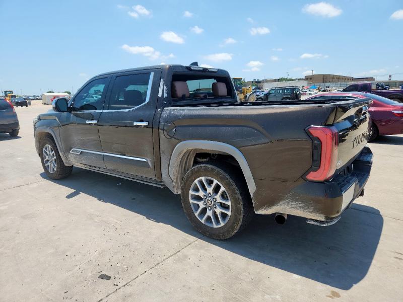 5TFMA5AB9NX003540 - 2022 TOYOTA TUNDRA CREWMAX PLATINUM BROWN photo 2