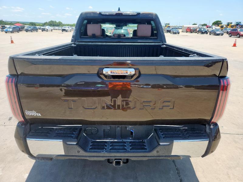 5TFMA5AB9NX003540 - 2022 TOYOTA TUNDRA CREWMAX PLATINUM BROWN photo 6
