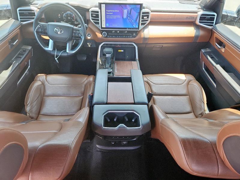 5TFMA5AB9NX003540 - 2022 TOYOTA TUNDRA CREWMAX PLATINUM BROWN photo 8