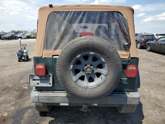 1J4FA59SXYP732335 - 2000 JEEP WRANGLER / SAHARA GREEN photo 6