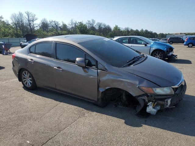 19XFB2F83CE363241 - 2012 HONDA CIVIC EX ნაცრისფერი ფოტო 4