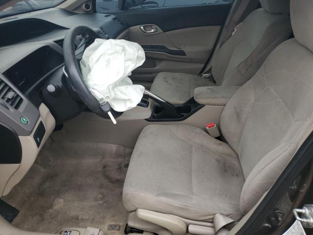 19XFB2F83CE363241 - 2012 HONDA CIVIC EX ნაცრისფერი ფოტო 7