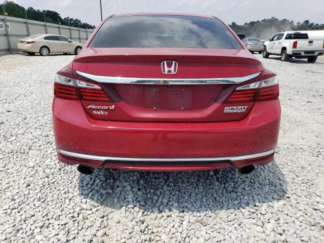 1HGCR2F10HA043677 - 2017 HONDA ACCORD SPORT SPECIAL EDITION RED photo 6