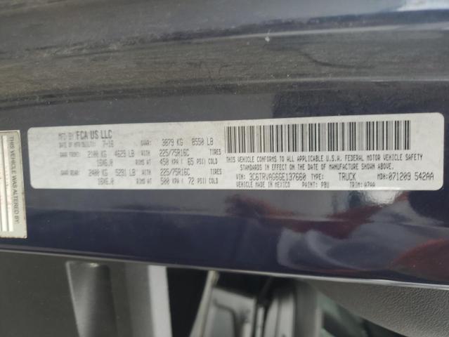 3C6TRVAG6GE137660 - 2016 RAM PROMASTER 1500 STANDARD BLUE photo 12