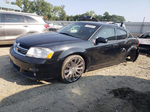 1C3CDZEG4CN182535 - 2012 DODGE AVENGER SXT BLACK photo 1