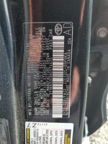 2T1KR32E06C574475 - 2006 TOYOTA COROLLA MA XR BLACK photo 13
