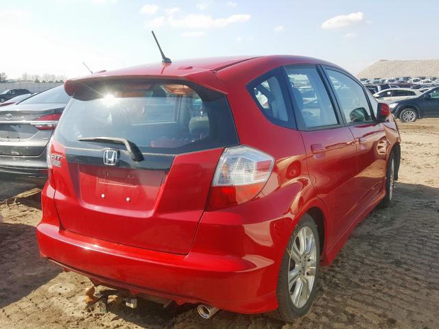 JHMGE88449S019740 - 2009 HONDA FIT SPORT  photo 4