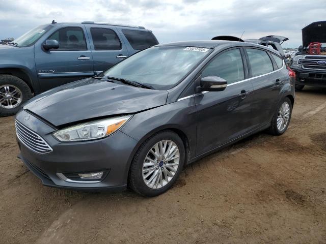 1FADP3N23FL269258 - 2015 FORD FOCUS TITANIUM GRAY photo 1