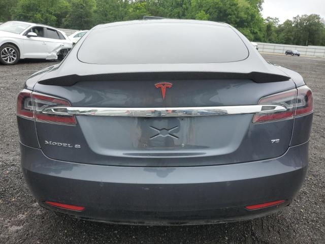5YJSA1E13HF199345 - 2017 TESLA MODEL S Մոխրագույն լուսանկար 6