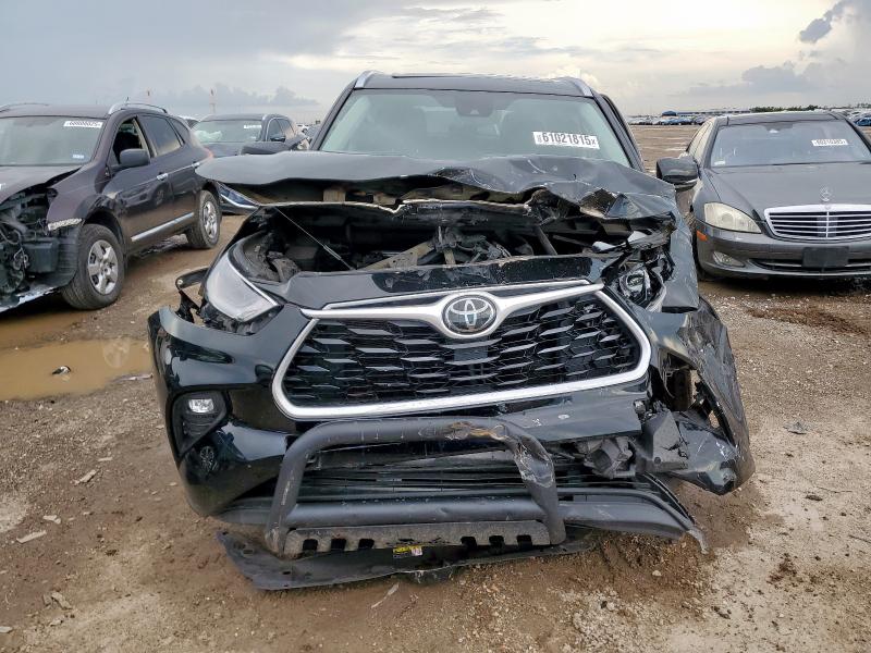 5TDHZRBH1MS059853 - 2021 TOYOTA HIGHLANDER XLE BLACK photo 5