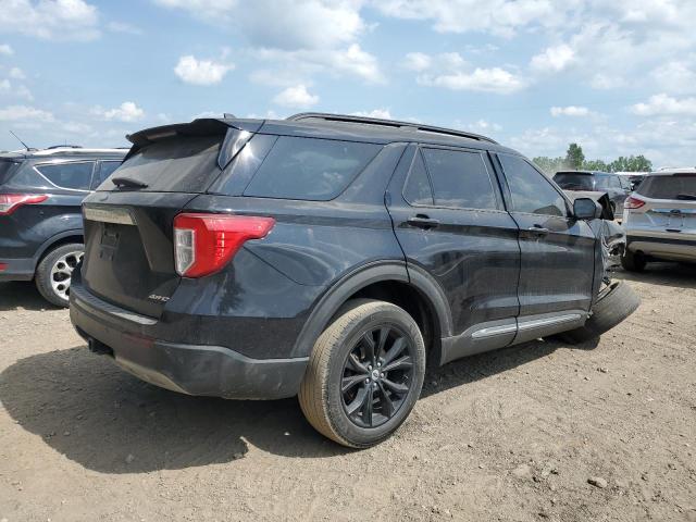 1FMSK8DH6MGA59855 - 2021 FORD EXPLORER XLT Noir photo 3