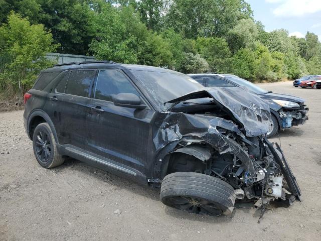 1FMSK8DH6MGA59855 - 2021 FORD EXPLORER XLT Noir photo 4