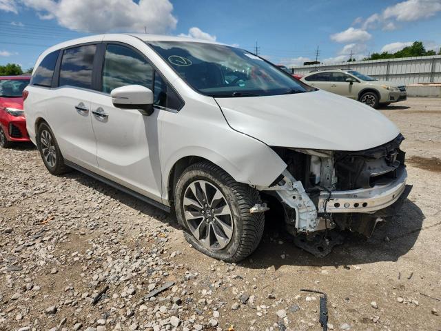 5FNRL6H70NB014153 - 2022 HONDA ODYSSEY EXL WHITE photo 4