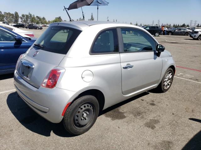 3C3CFFAR2CT124066 - 2012 FIAT 500 POP SILVER photo 3