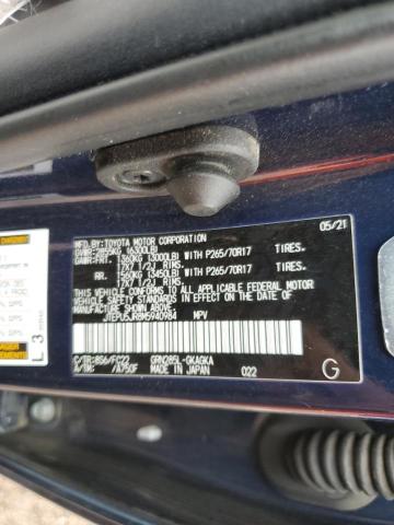 JTEPU5JR8M5940984 - 2021 TOYOTA 4RUNNER SR5/SR5 PREMIUM 蓝色 照片 12