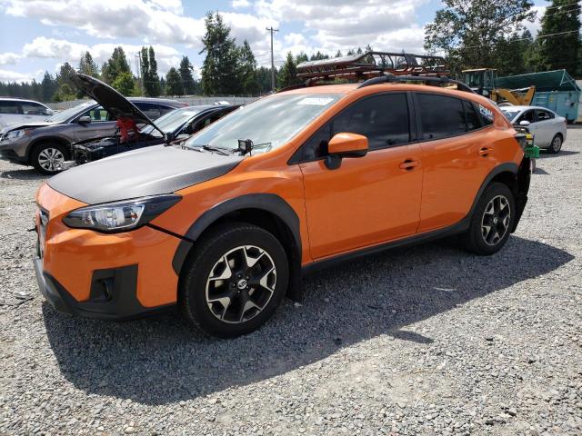 JF2GTABC0JH210427 - 2018 SUBARU CROSSTREK PREMIUM ORANGE photo 1