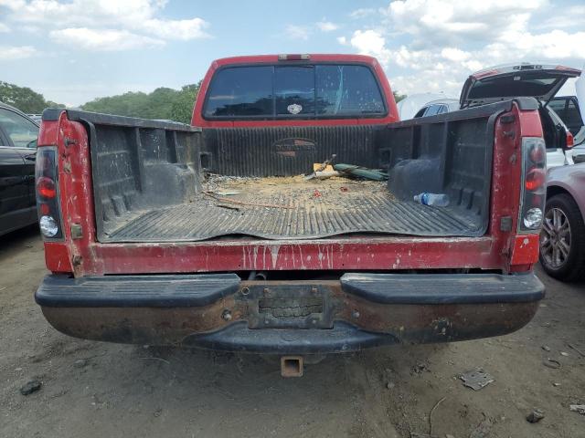 1FTNW20L54EC71543 - 2004 FORD F250 SUPER DUTY RED photo 6