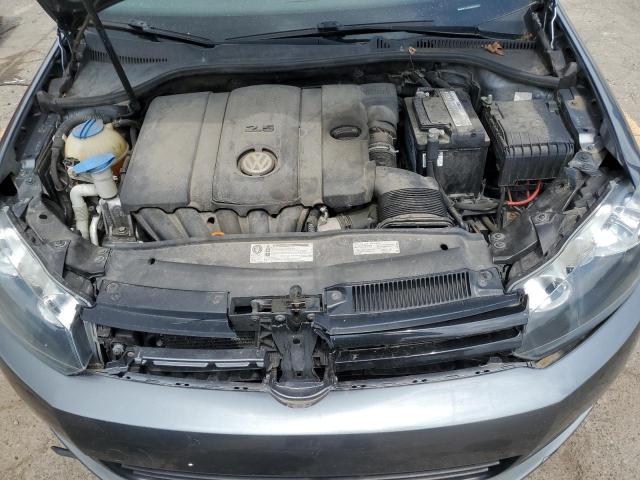 3VWPP7AJ6DM639008 - 2013 VOLKSWAGEN JETTA S GRAY photo 11