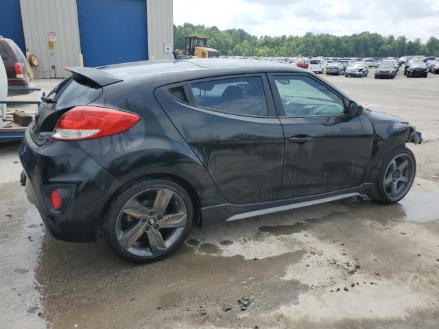 KMHTC6AE4EU206886 - 2014 HYUNDAI VELOSTER TURBO BLACK photo 3