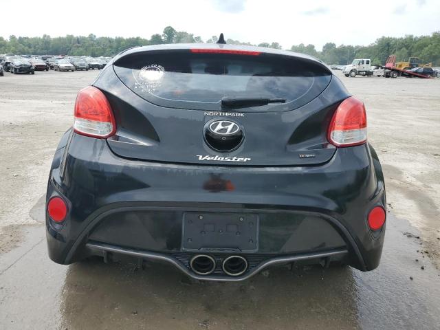 KMHTC6AE4EU206886 - 2014 HYUNDAI VELOSTER TURBO BLACK photo 6