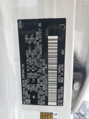 JTLKT324750205120 - 2005 TOYOTA SCION XB WHITE photo 14