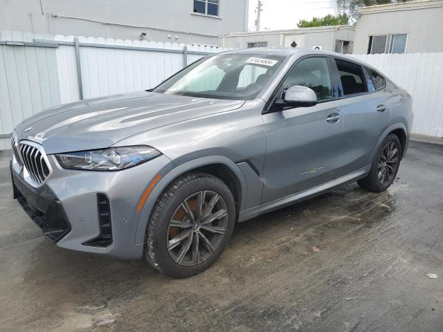 5UX33EX03R9V15881 - 2024 BMW X6 XDRIVE40I GRAY photo 1