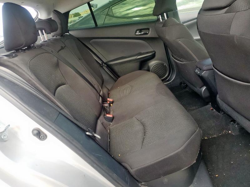 JTDKAMFU0N3168010 - 2022 TOYOTA PRIUS NIGHT SHADE SILVER photo 10