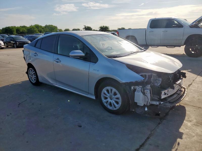 JTDKAMFU0N3168010 - 2022 TOYOTA PRIUS NIGHT SHADE SILVER photo 4