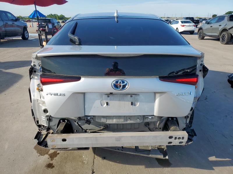 JTDKAMFU0N3168010 - 2022 TOYOTA PRIUS NIGHT SHADE SILVER photo 6